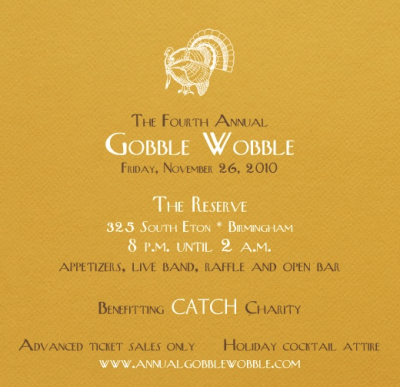 Fourth Annual Gobble Wobble Invite